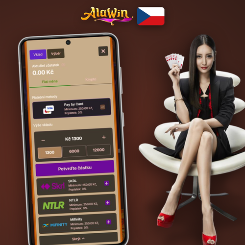 Alawin Casino vklad – přehled platebních metod na jednom místě
