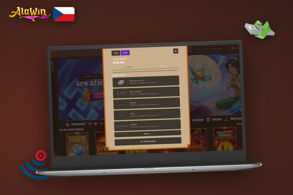 KYC ověření totožnosti v Alawin Casino – nahrání dokladu do formuláře