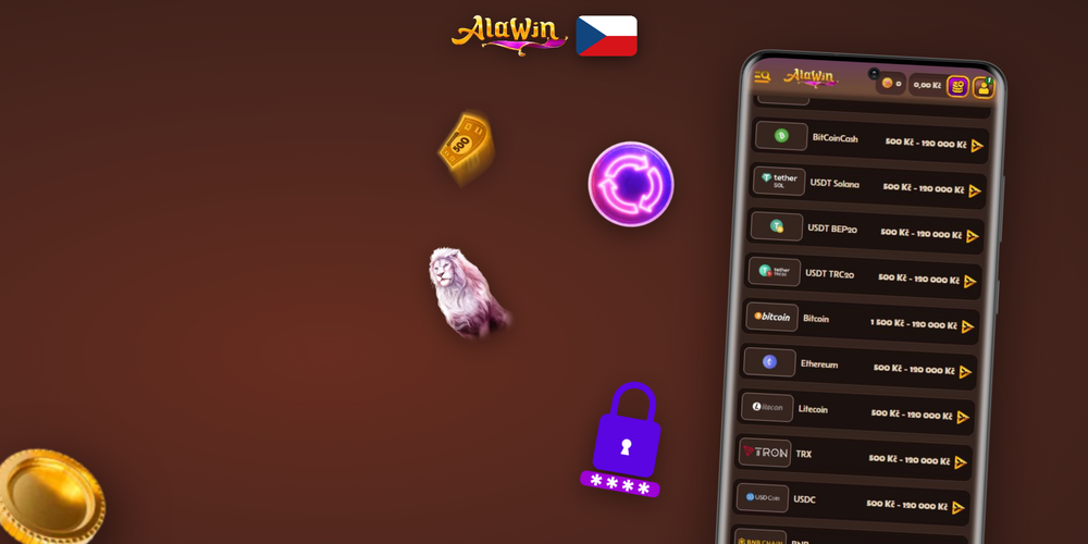 Přehled metod výběru a doby zpracování 0–48 h v Alawin Casino