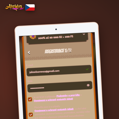 Alawin Casino registrace telefonem — ověření účtu SMS kódem během vteřin